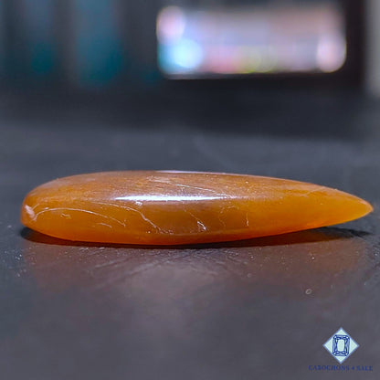 Natural Meteor Shower Rainbow Lattice Sunstone Gemstone Pear Cabochons 37*22*6mm from Australia available for sale