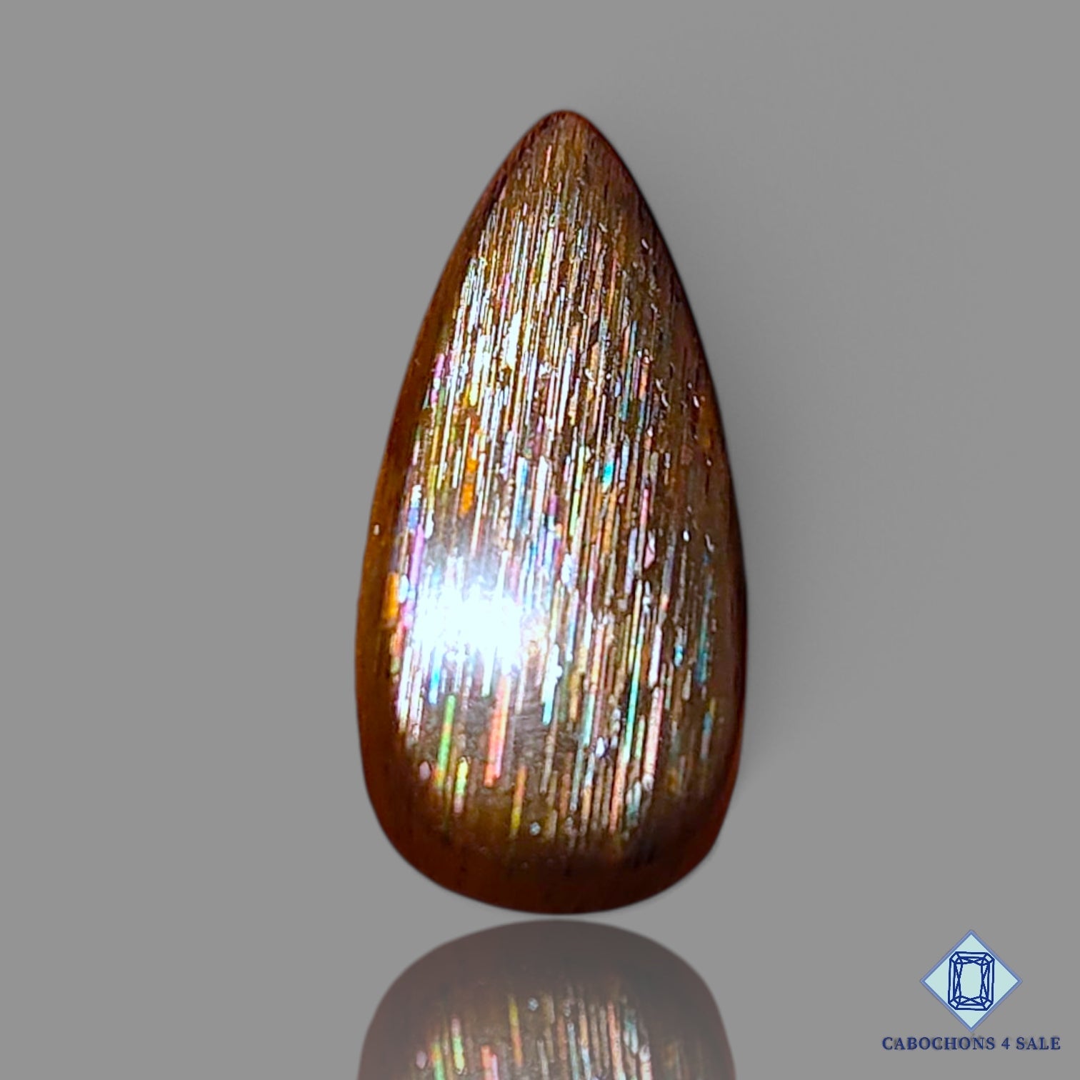 Meteor Shower Rainbow Lattice Sunstone