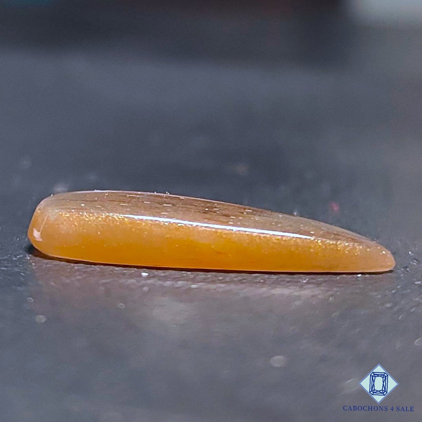 Natural Meteor Shower Rainbow Lattice Sunstone Gemstone Pear Cabochons 23*11*3mm from Australia available for sale