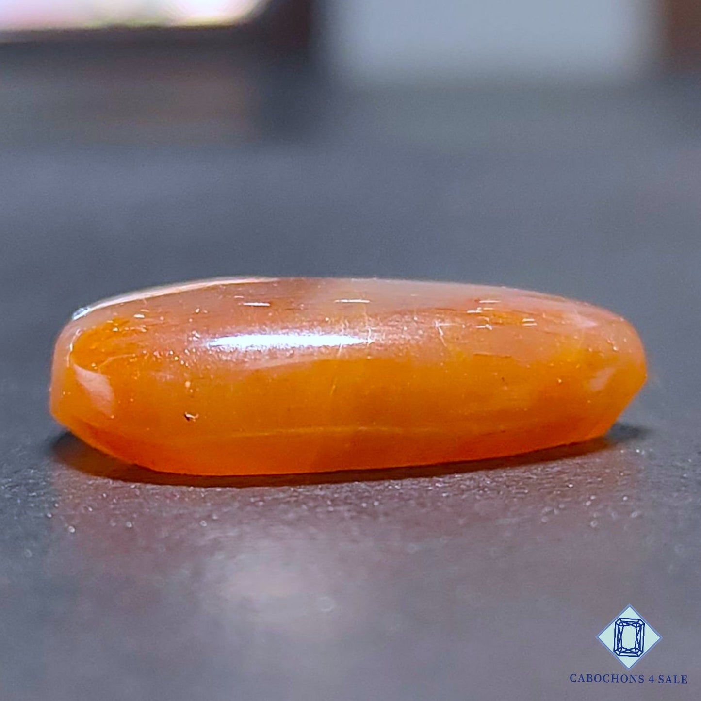 Cabujones de piedra solar con forma de pera, enrejado arcoíris de lluvia de meteoritos natural, 24 x 21 x 6 mm, de Australia, disponibles para la venta. 