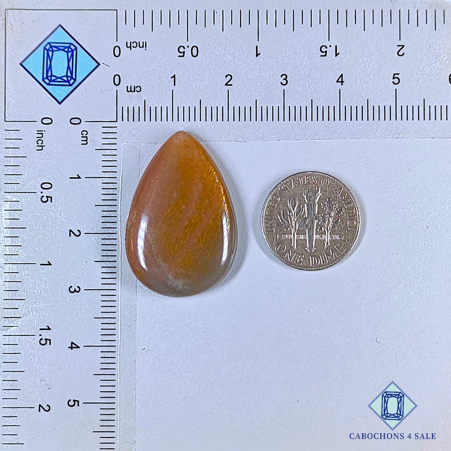 Natural Meteor Shower Rainbow Lattice Sunstone Gemstone Pear Cabochons 29*20*6mm from Australia   available for sale