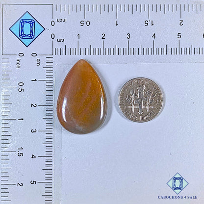 Natural Meteor Shower Rainbow Lattice Sunstone Gemstone Pear Cabochons 29*20*6mm from Australia   available for sale