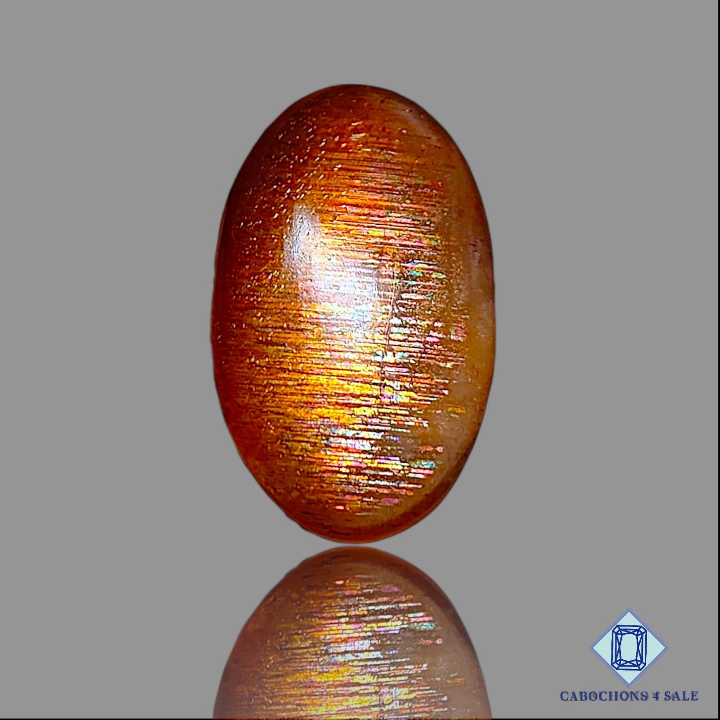 Meteor Shower Rainbow Lattice Sunstone