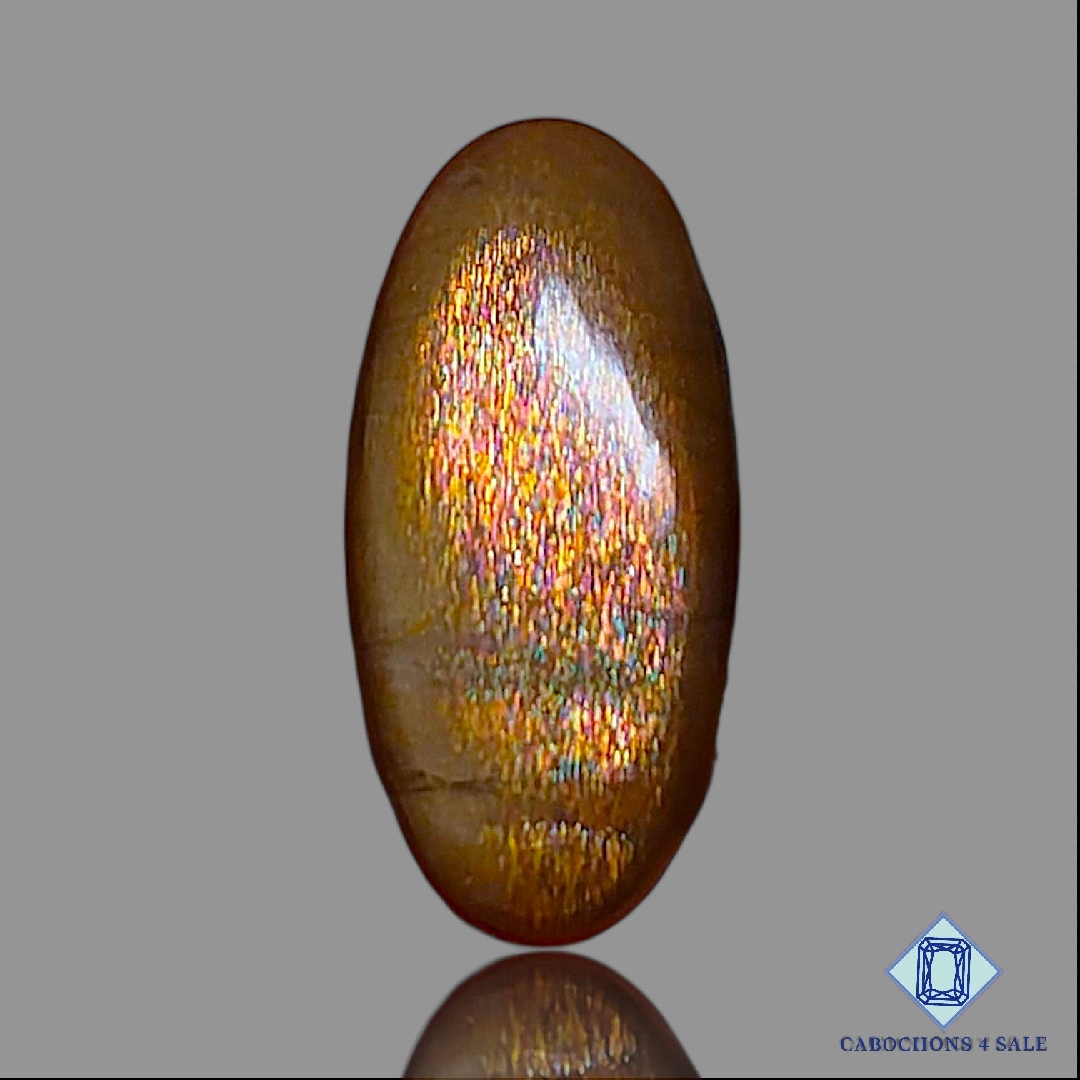 Meteor Shower Rainbow Lattice Sunstone