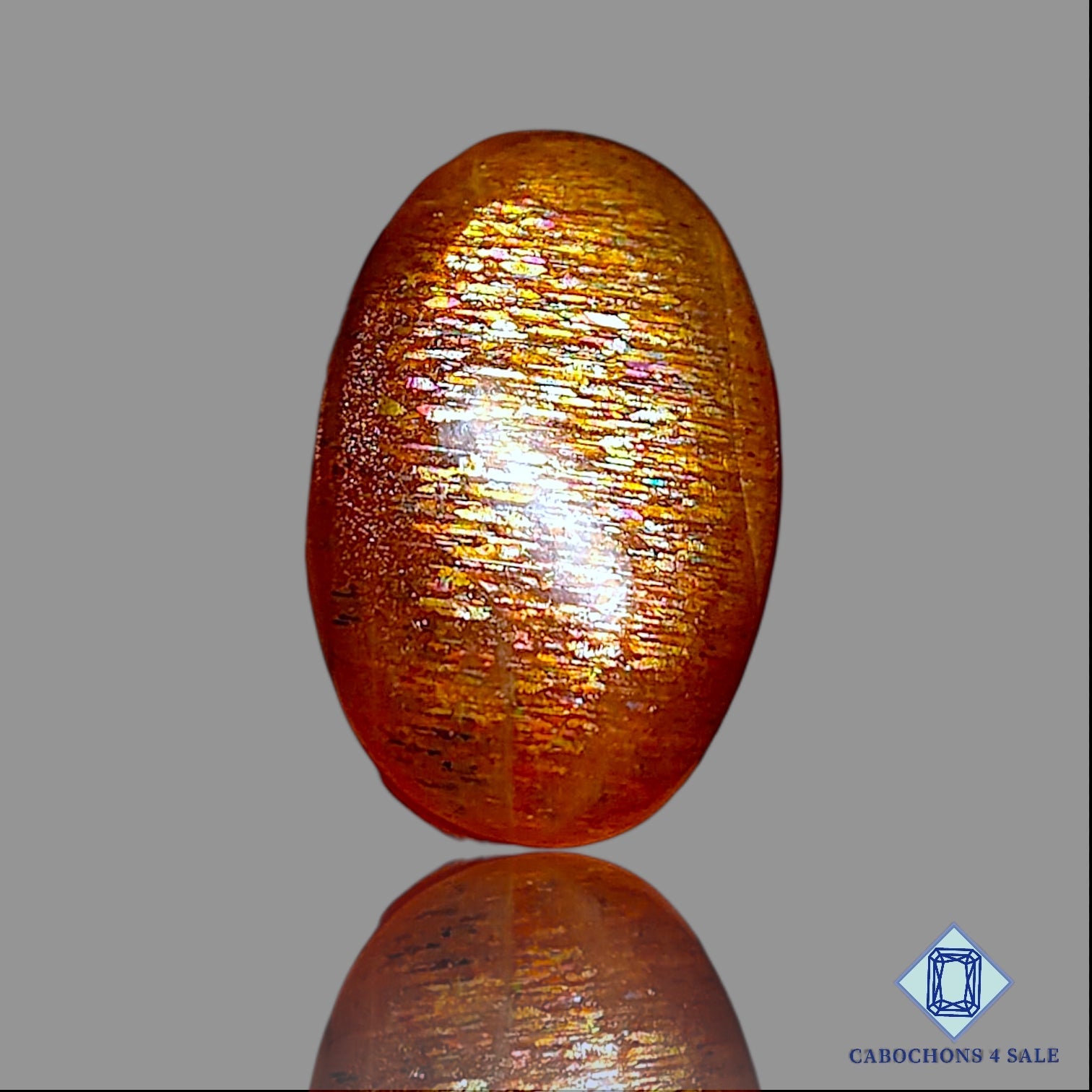 Meteor Shower Rainbow Lattice Sunstone