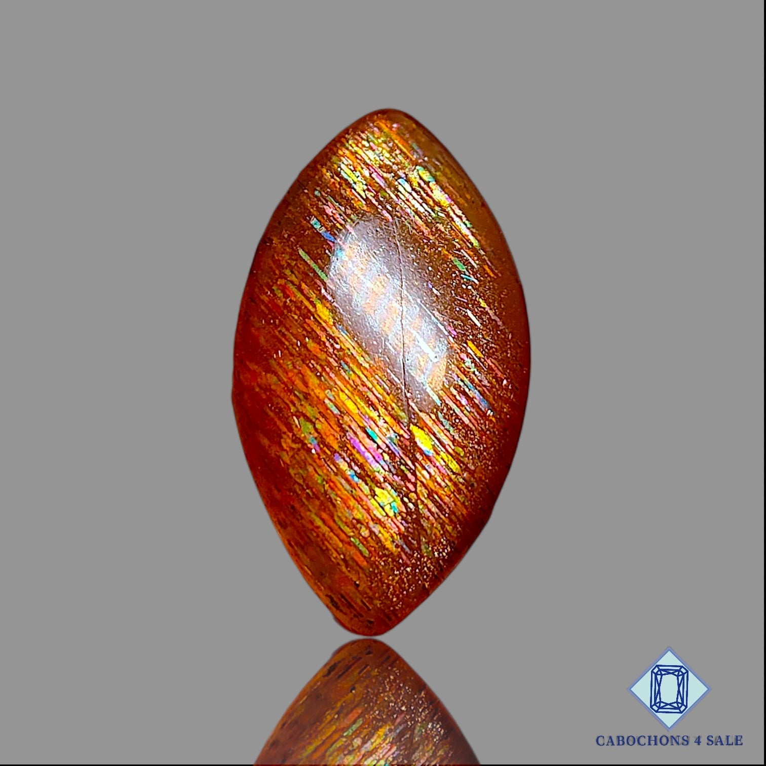 Meteor Shower Rainbow Lattice Sunstone