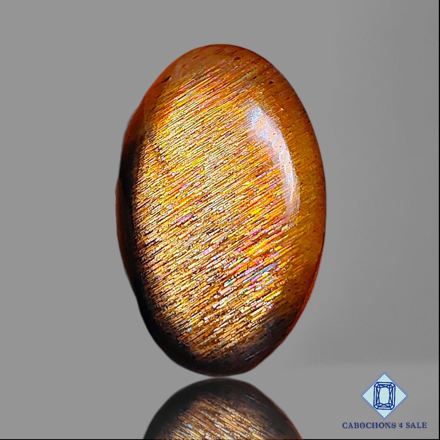 Meteor Shower Rainbow Lattice Sunstone