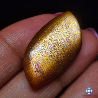 Meteor Shower Rainbow Lattice Sunstone