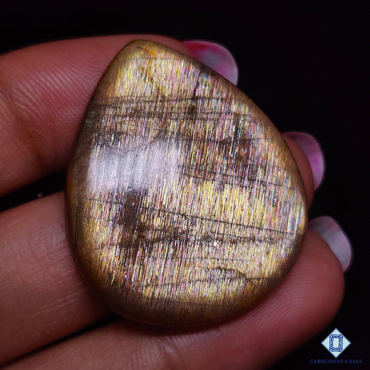 Meteor Shower Rainbow Lattice Sunstone
