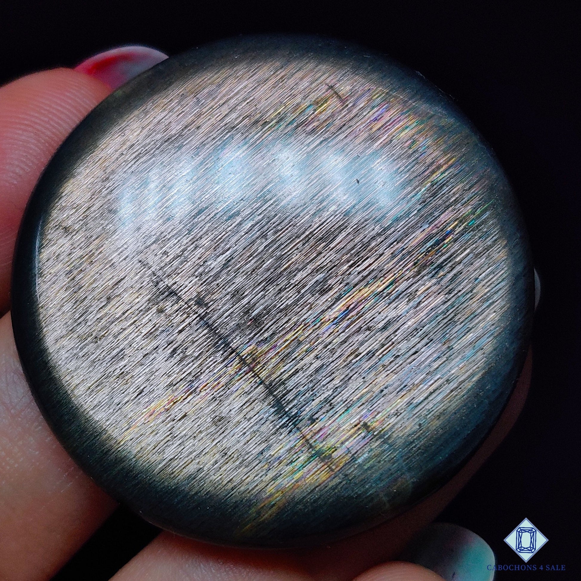 Meteor Shower Rainbow Lattice Sunstone