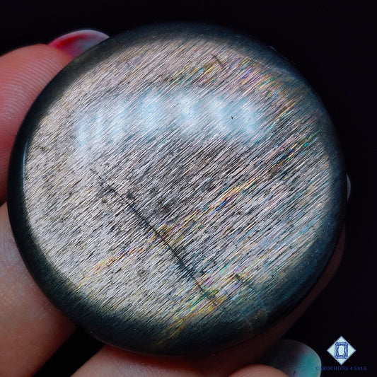 Meteor Shower Rainbow Lattice Sunstone