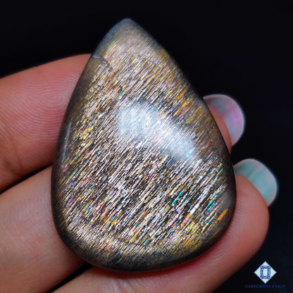 Meteor Shower Rainbow Lattice Sunstone