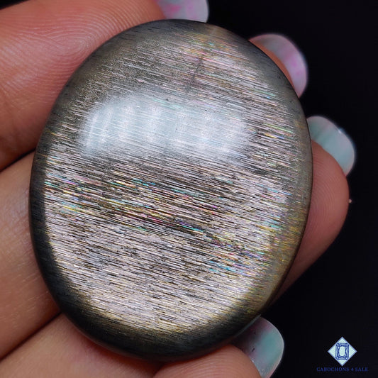 Meteor Shower Rainbow Lattice Sunstone