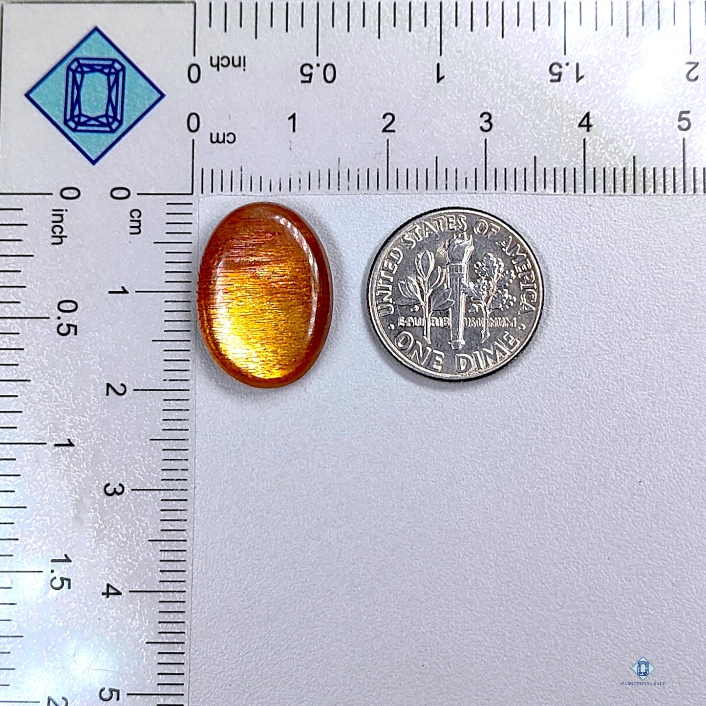 Meteor Shower Rainbow Lattice Sunstone Oval Cabochons