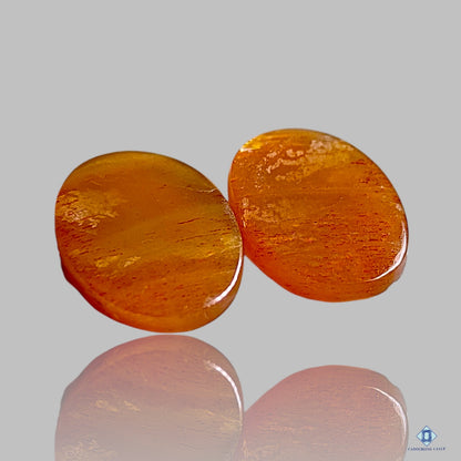 Meteor Shower Rainbow Lattice Sunstone Oval Pairs