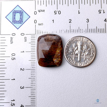 Lluvia de meteoritos Arcoíris Enrejado Piedra solar Cojín Corte Rosa