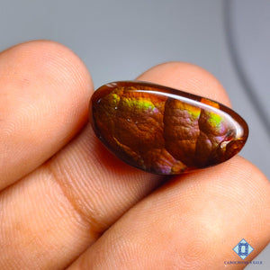 Natural Mexican Fire Agate Gemstone Fancy Cabochons 21*11*6mm from Mexico available for sale