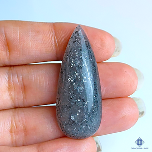Midnight Quartz Pear Cabochons