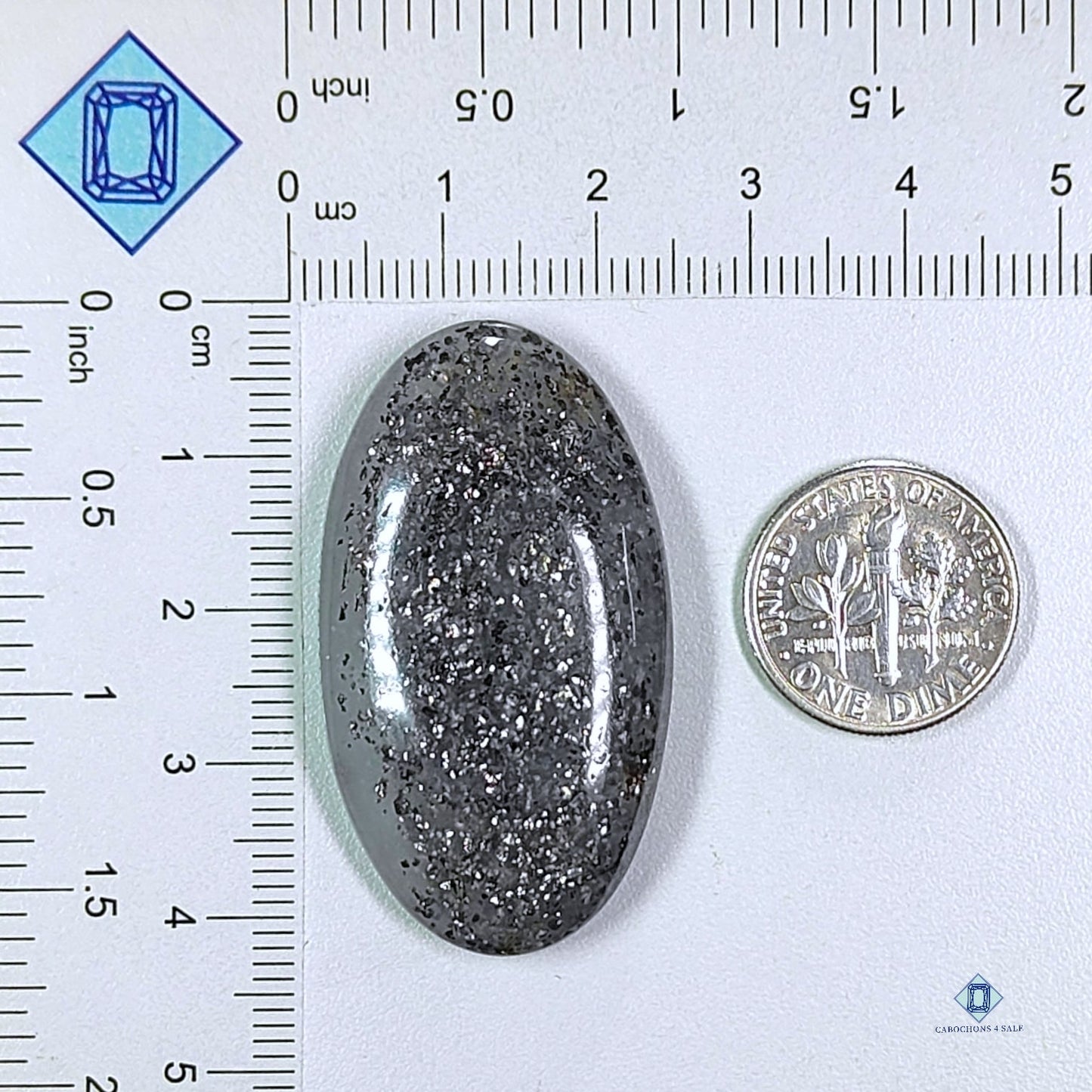 Midnight Quartz Oval Cabochons