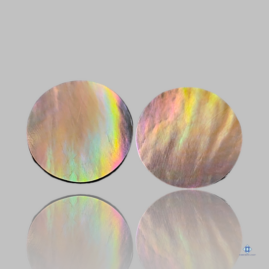 Mohter Of Pearl-c4sw1539-Round-Rainbow-Pairs