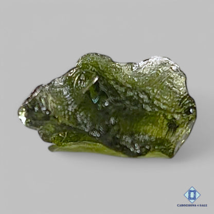 100% Natural Certified Moldavite Gemstone Fancy Druzy 13*11*5mm from Czech Republic available for sale