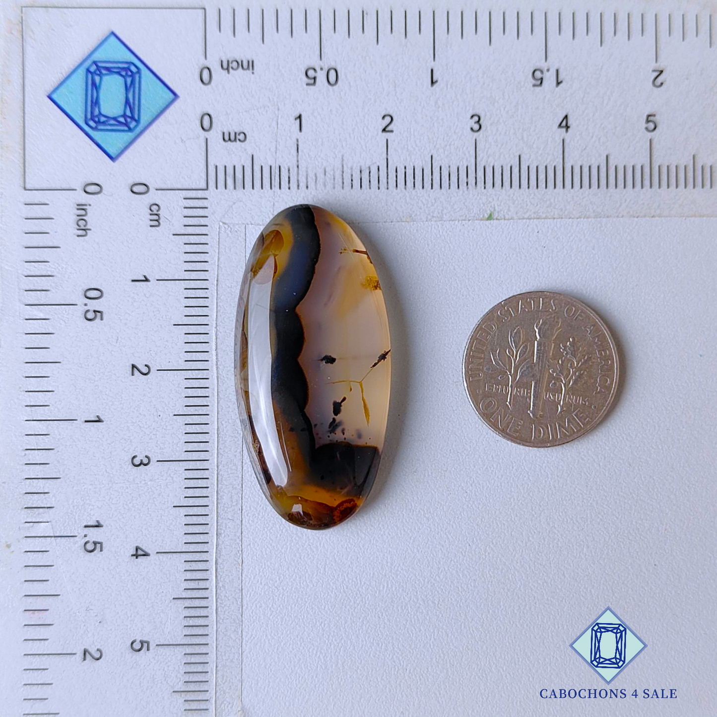 Montana Agate Oval Cabochons