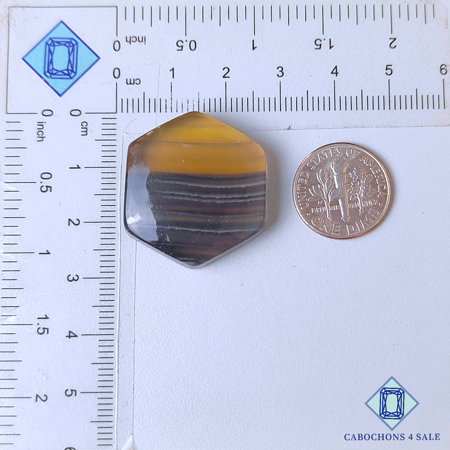 Cabujones de fantasía de ágata de Montana