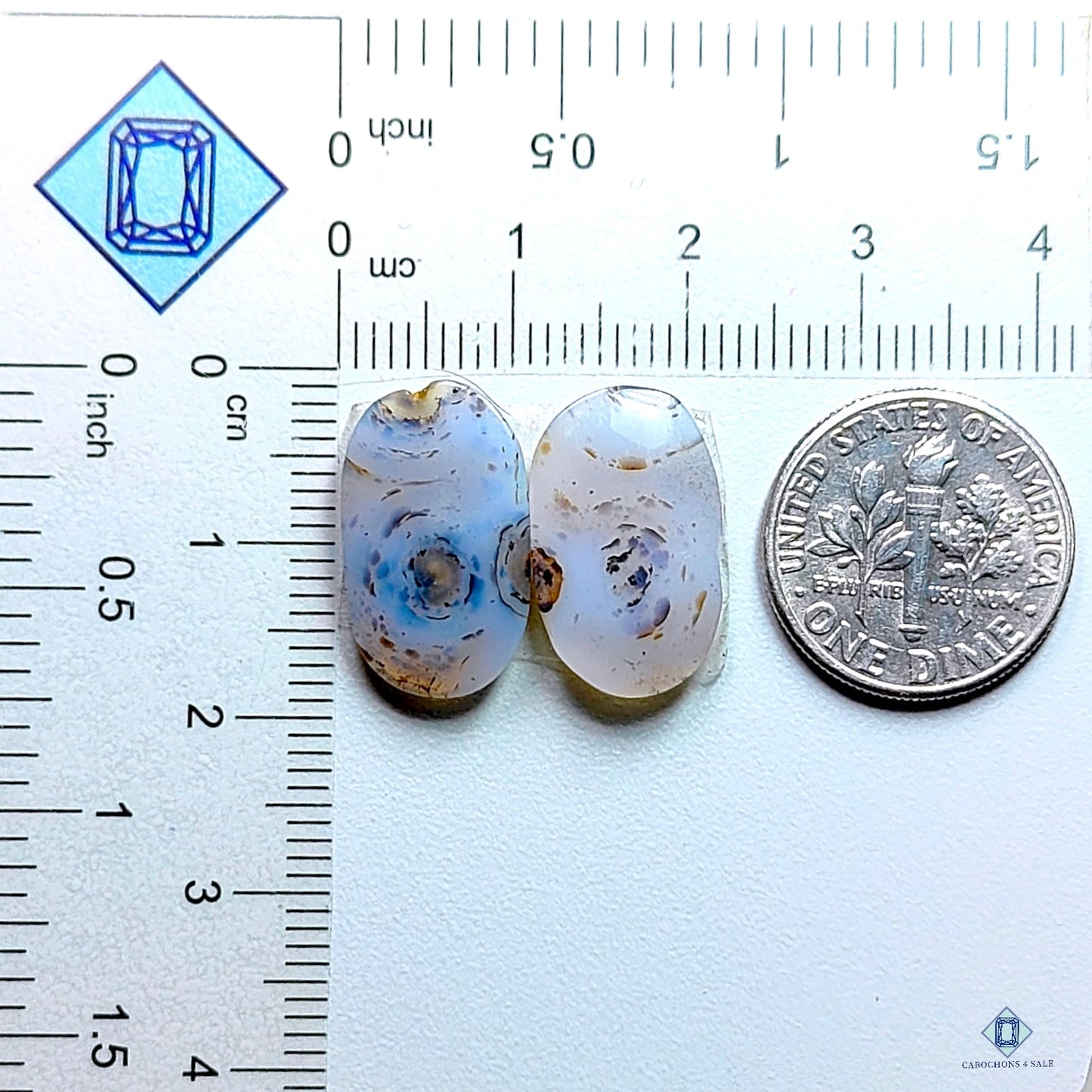 Montana Agate Oval Pairs