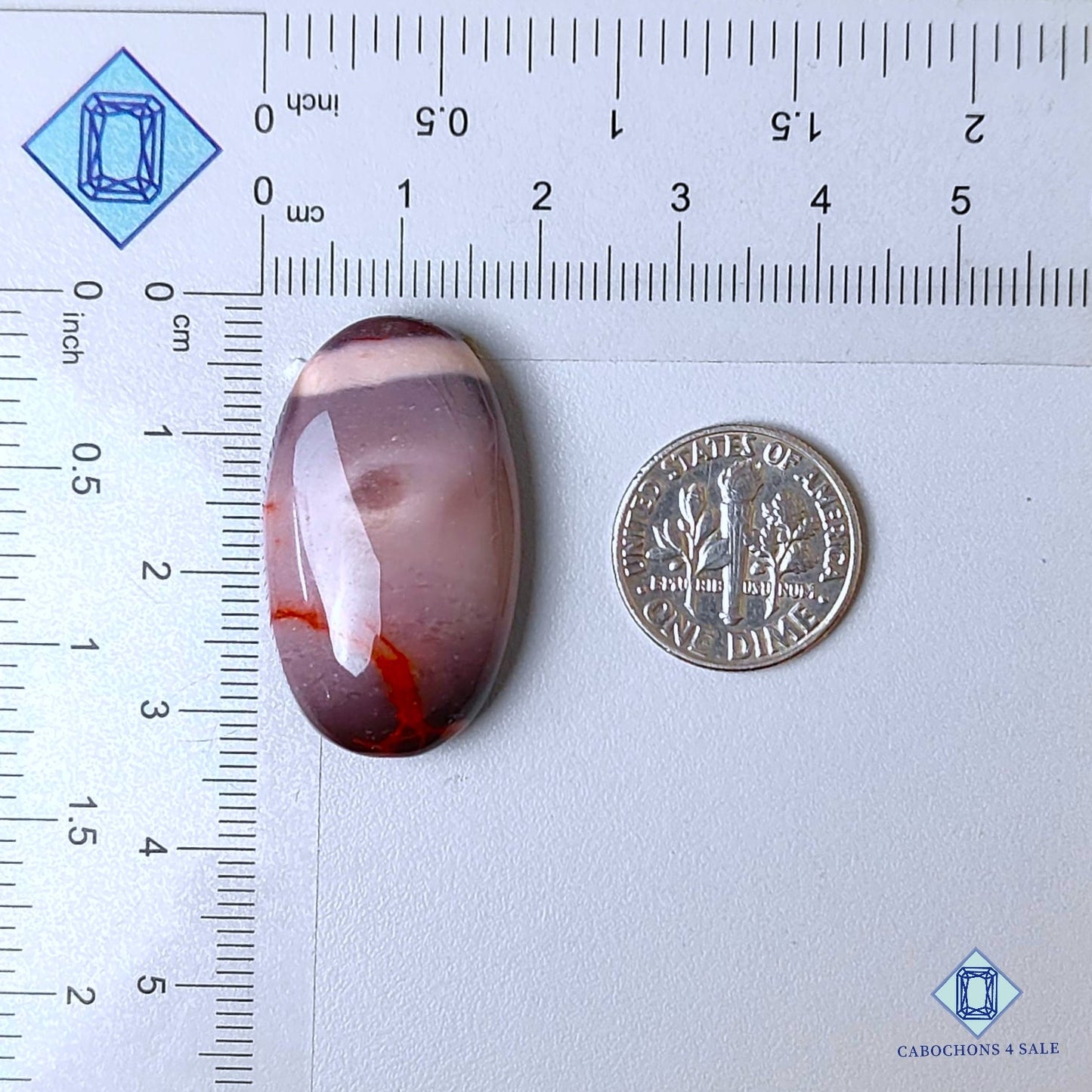 Natural Mookaite Gemstone  Oval Cabochons 31*18*8mm from Australia  available for sale