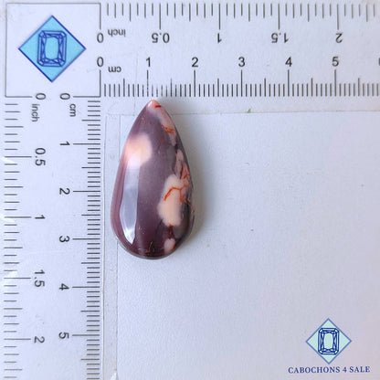 Natural Mookaite Gemstone  Pear Cabochons 33*17*7mm from Tanzania available for sale