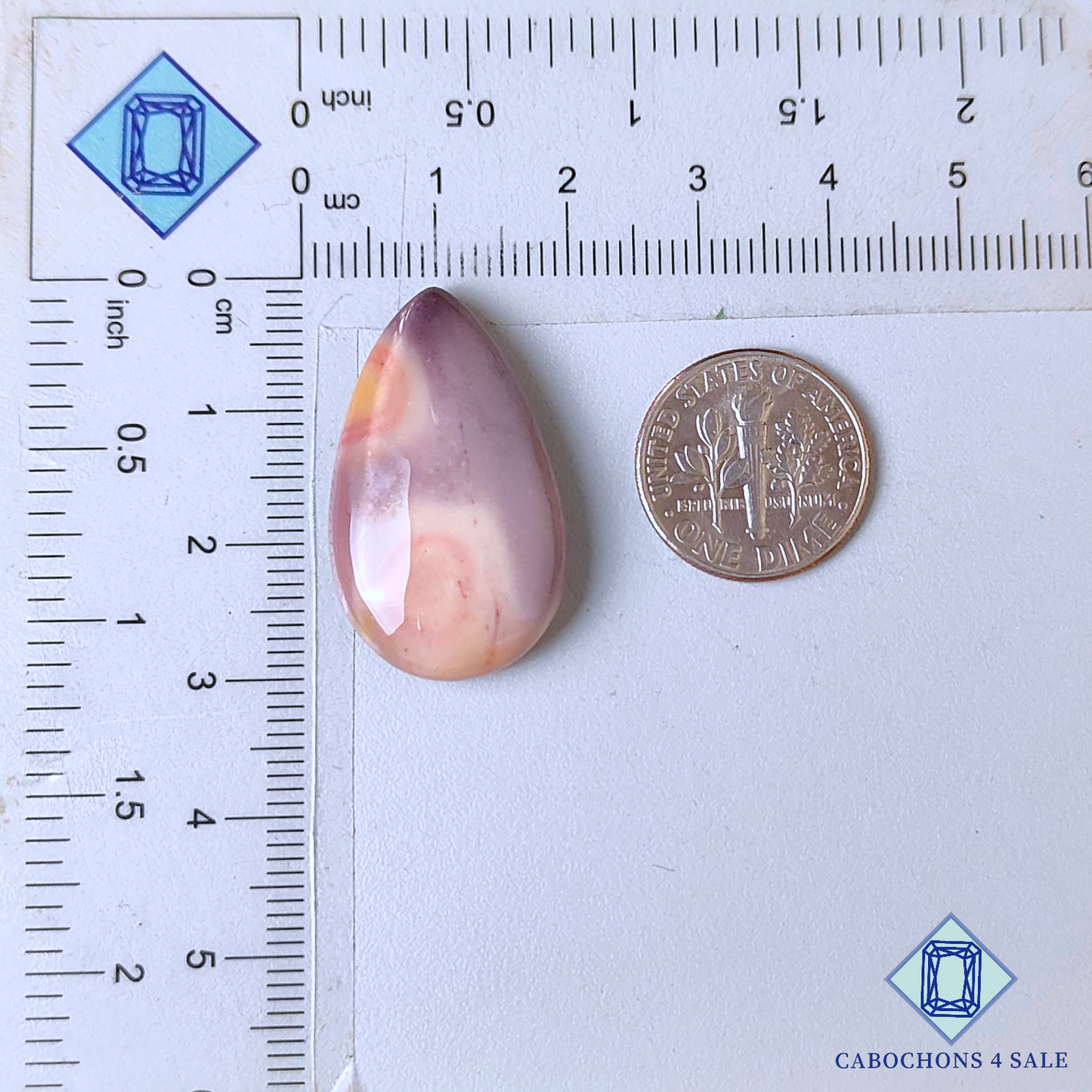 Mookaite Pear Cabochons