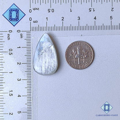 Natural Moonstone Gemstone  Pear Cabochons 26*15*5mm from Sri Lanka available for sale