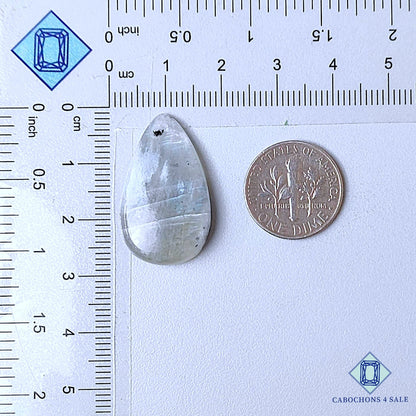 Natural Moonstone Gemstone  Pear Cabochons 27*16*5mm from Sri Lanka available for sale