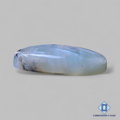 Cabujones ovalados de piedra lunar natural de 25 x 17 x 6 mm de Sri Lanka, disponibles para la venta.