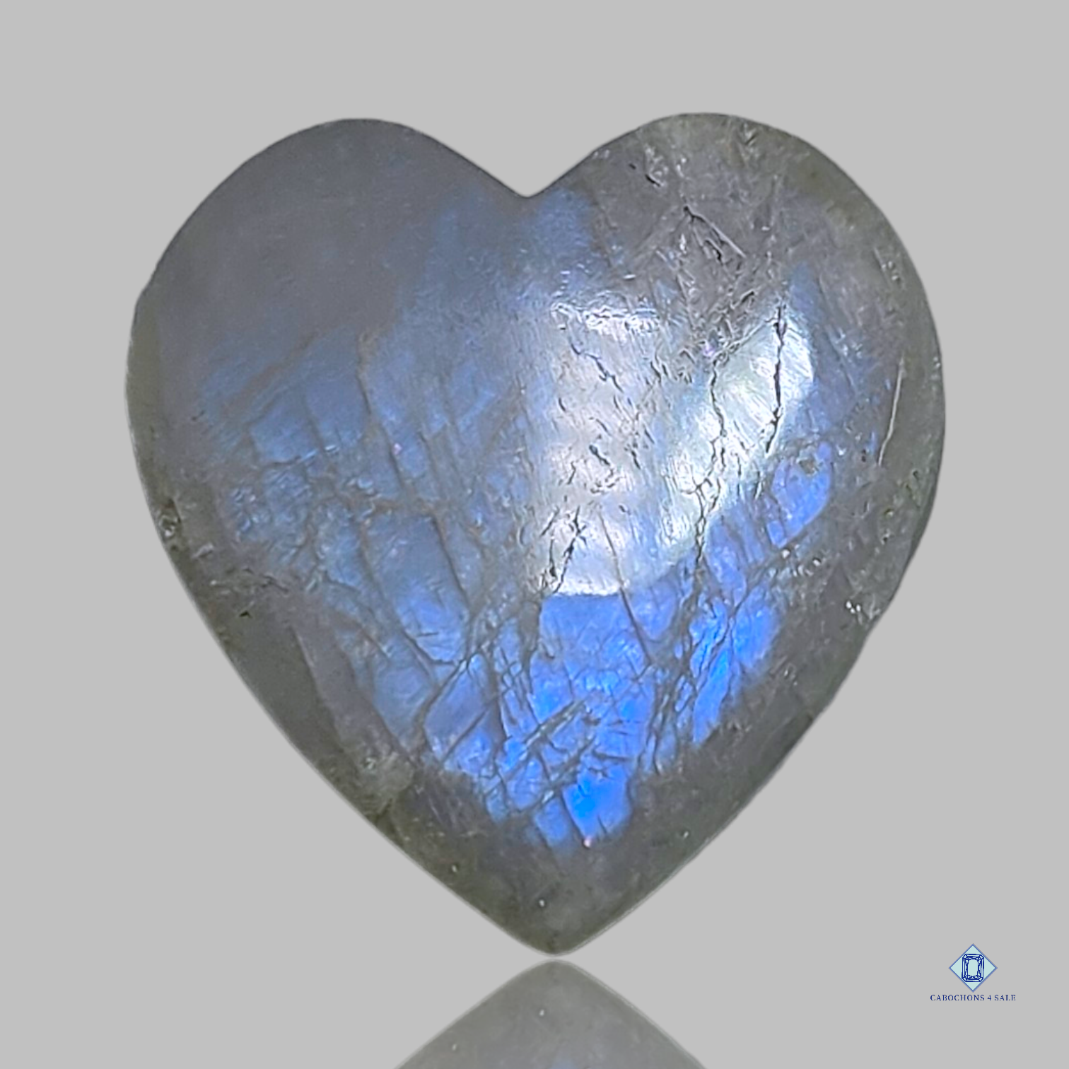 Moonstone-c4sw1610-Heart-Grey-Cabochons