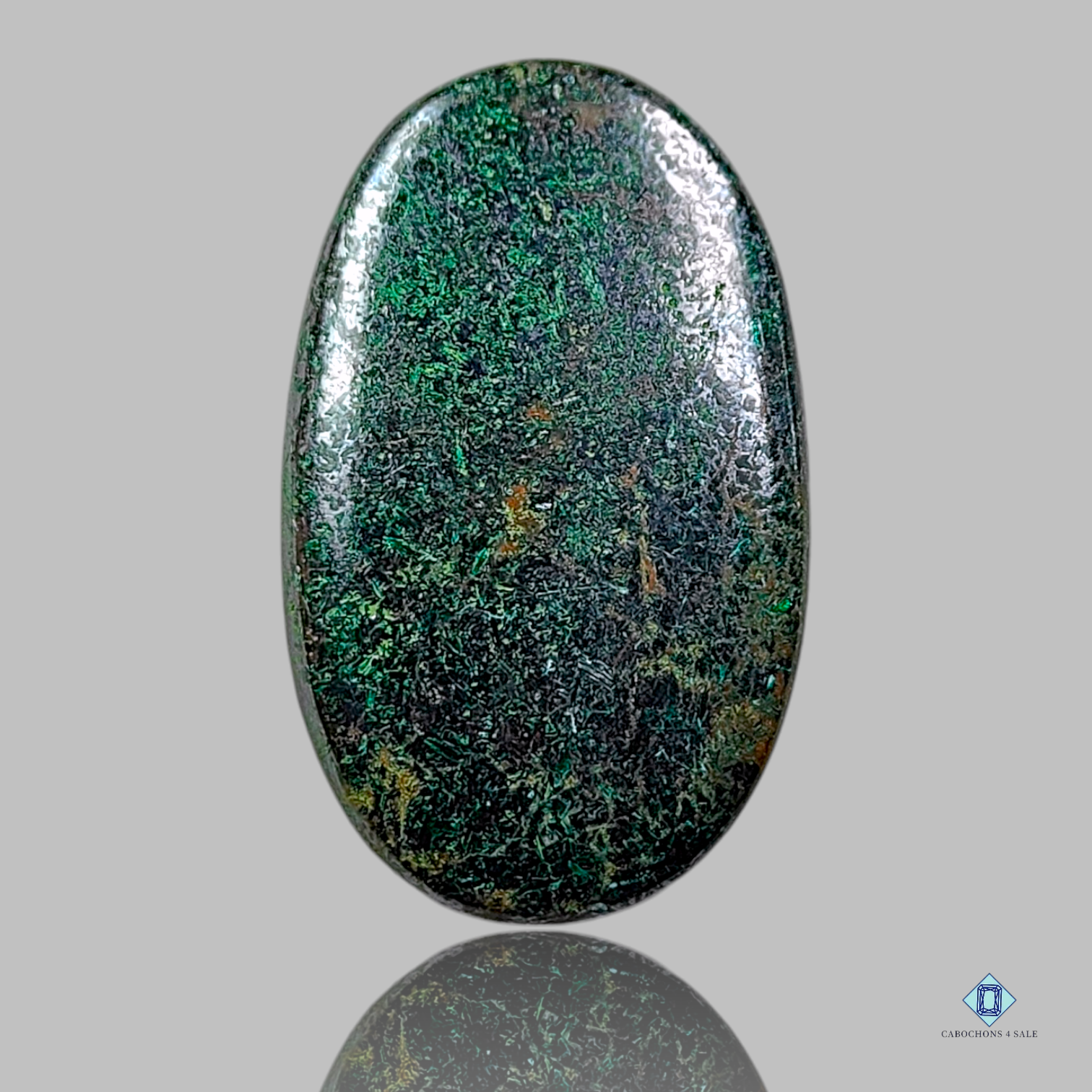 green,cabochons,oval,dioptase,35-40mm