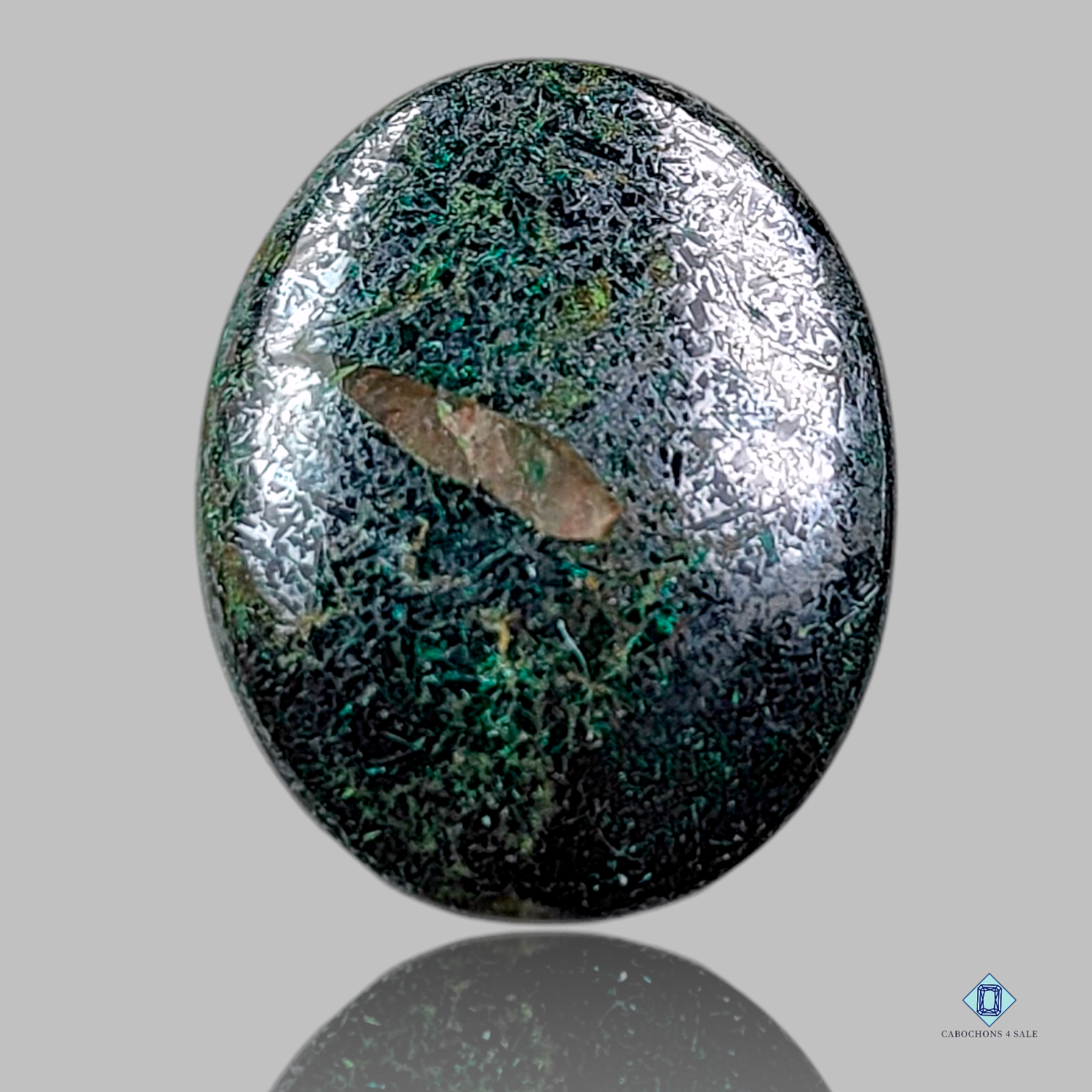 green,cabochons,oval,dioptase,25-30mm