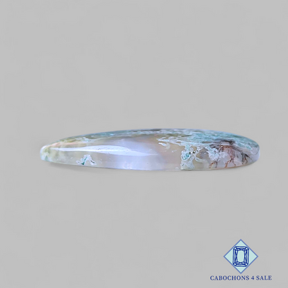 Moss Agate Pear Cabochons 29*20*4mm