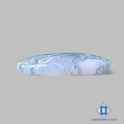 Moss Agate Oval Cabochons 25*16*5mm
