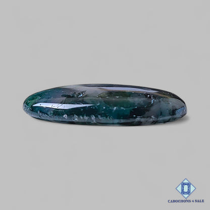Cabujones ovalados de ágata musgosa natural de 30 x 19 x 5 mm, disponibles para la venta en EE. UU.