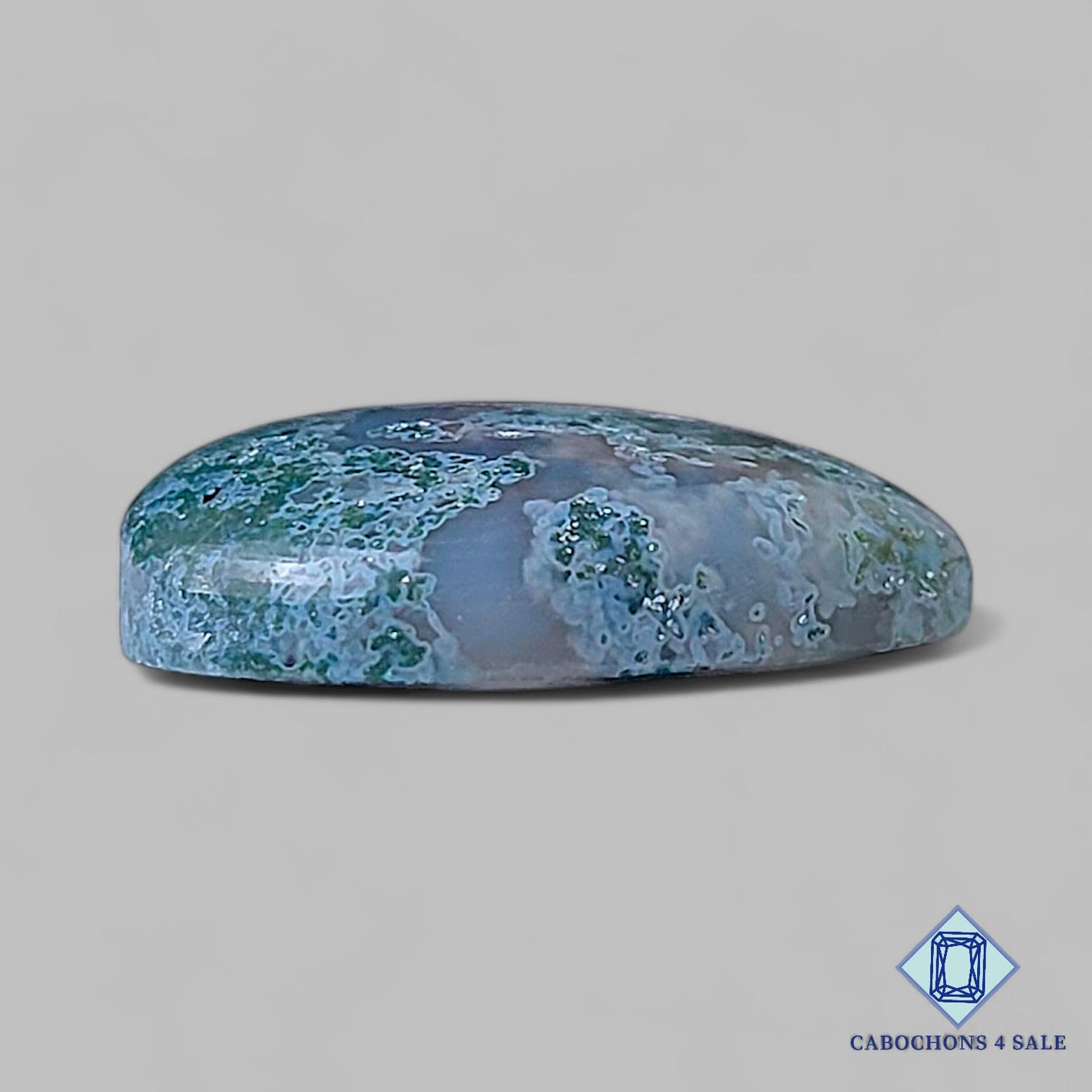 Natural Moss Agate Gemstone  Heart Carvings 25*27*7mm from USA available for sale