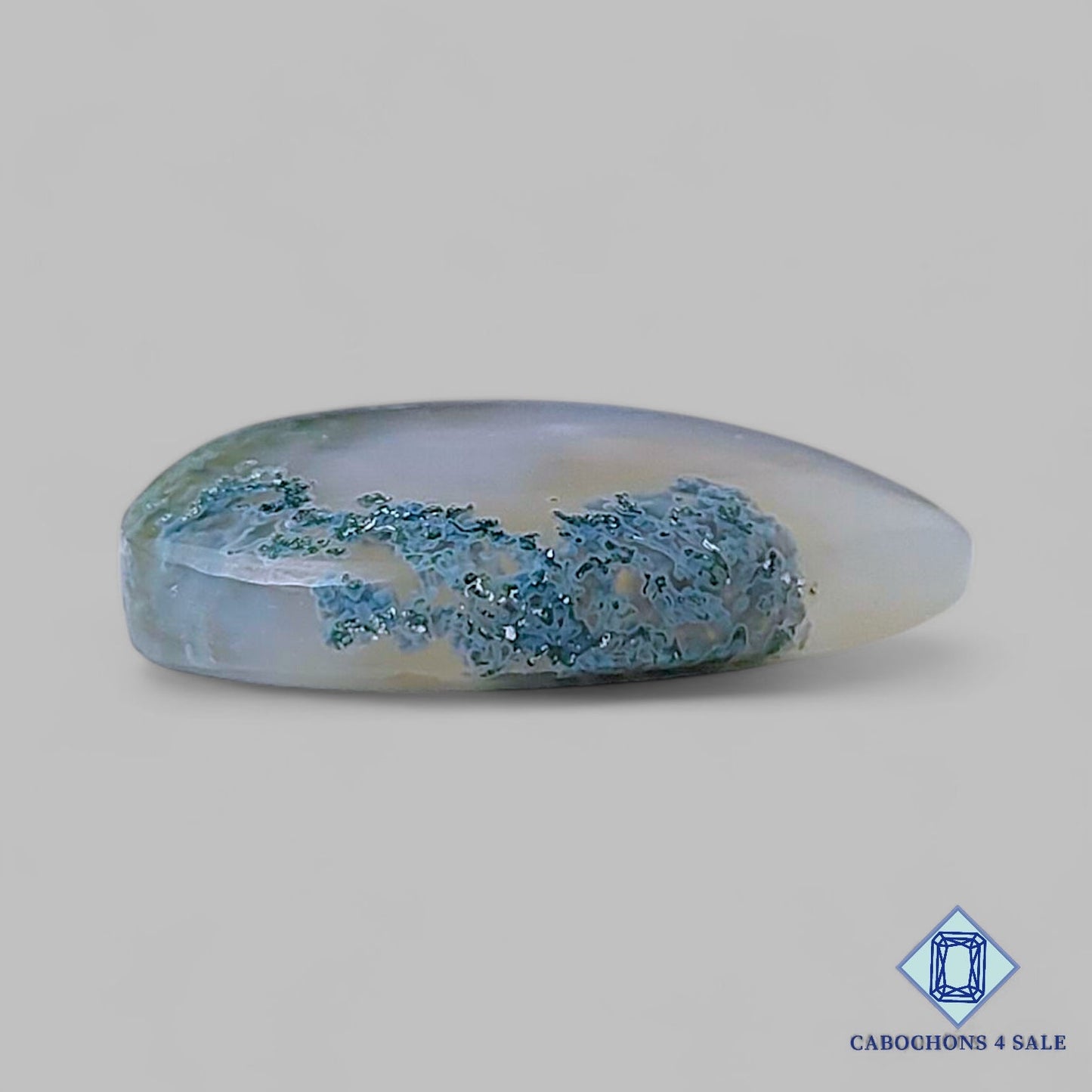 Natural Moss Agate Gemstone  Heart Carvings 27*27*7mm from USA available for sale