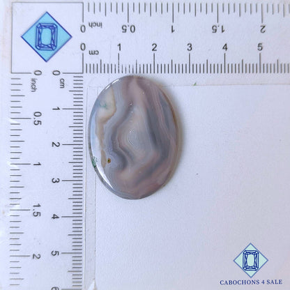 Natural Moss Agate Gemstone  Oval Cabochons 34*25*3mm from USA available for sale