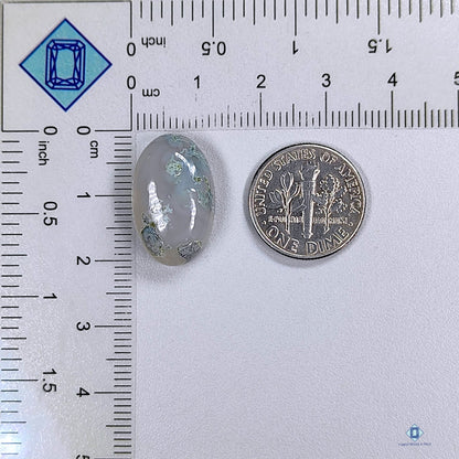 Moss Agate Oval Cabochons