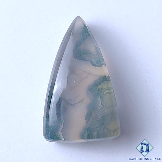 Moss Agate Crystal Quartz Doublet