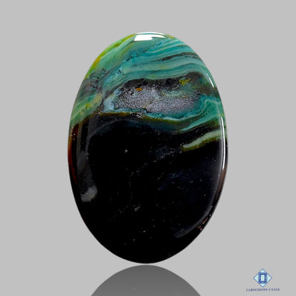 Moss Agate Palm Stone