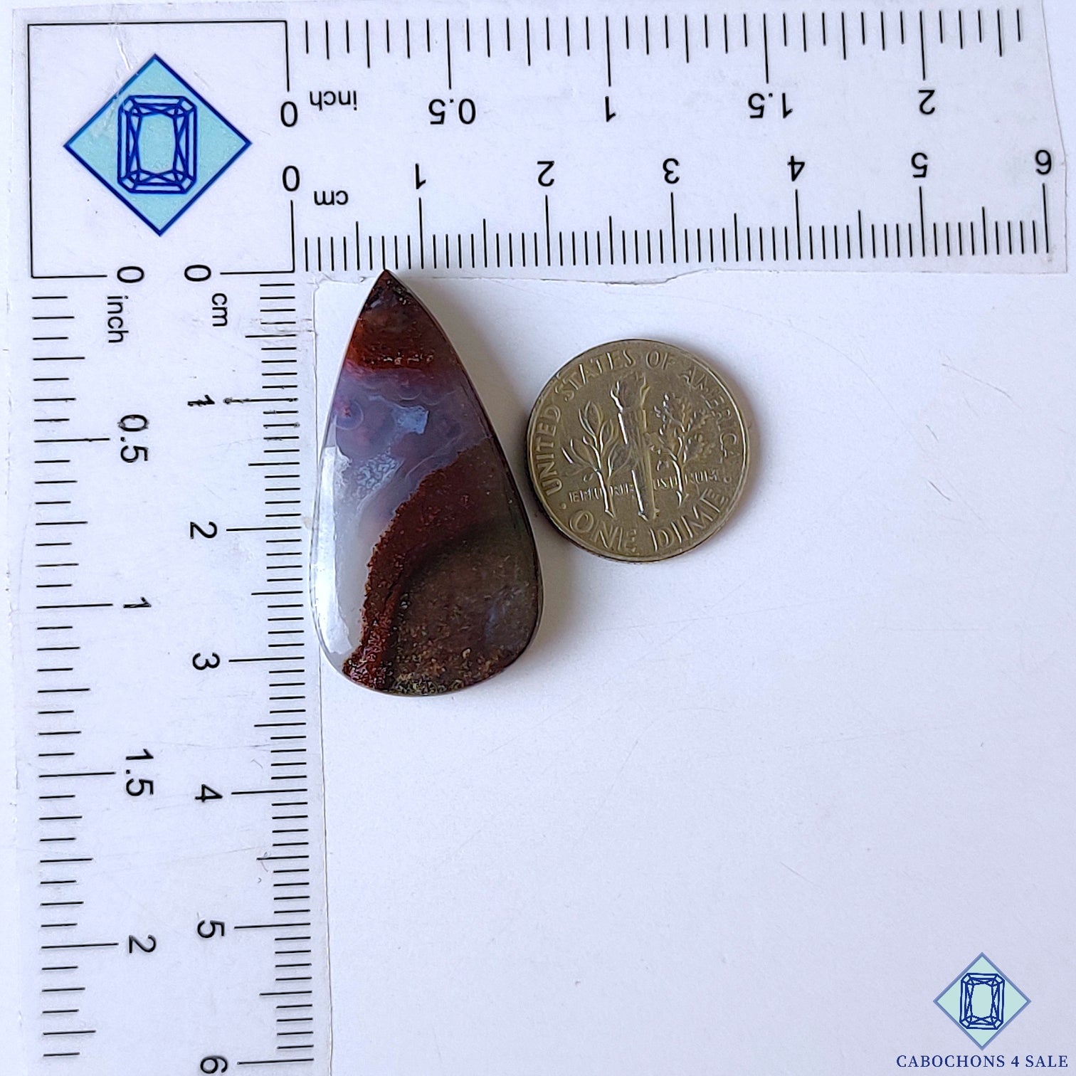 Moss Agate with Chalcedony