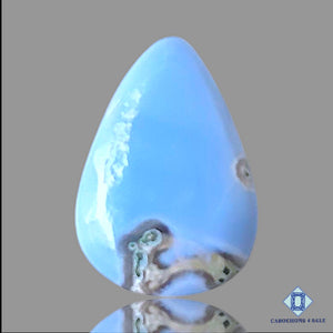 Natural Moss Blue Opal Gemstone  Pear Cabochons 14*10*4mm from Peru  available for sale
