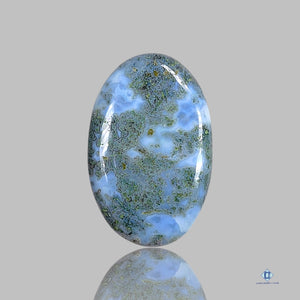 Moss Blue Opal Oval Cabochons