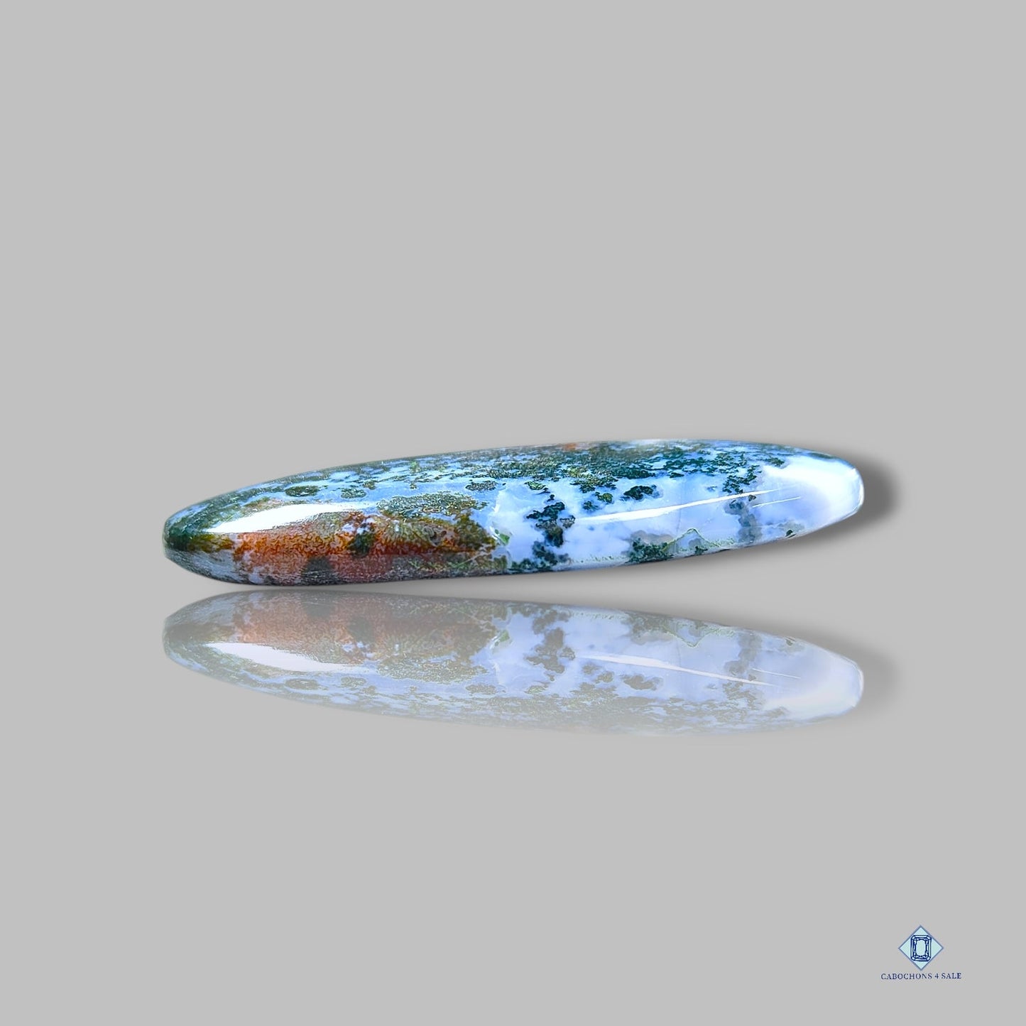 Moss Blue Opal Oval Cabochons